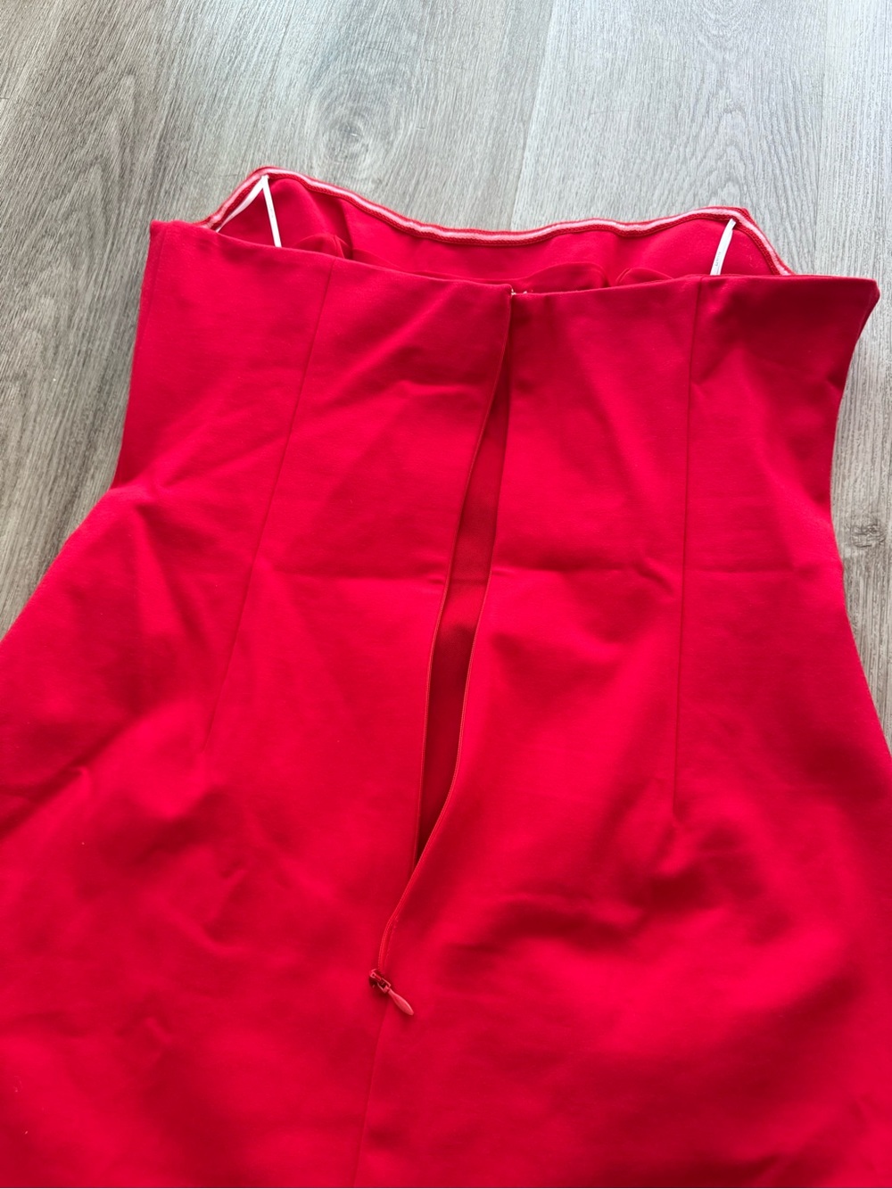 elliatt yasmine red strapless 3d flower detail strapless maxi dresss size XL NEW - Picture 10 of 12